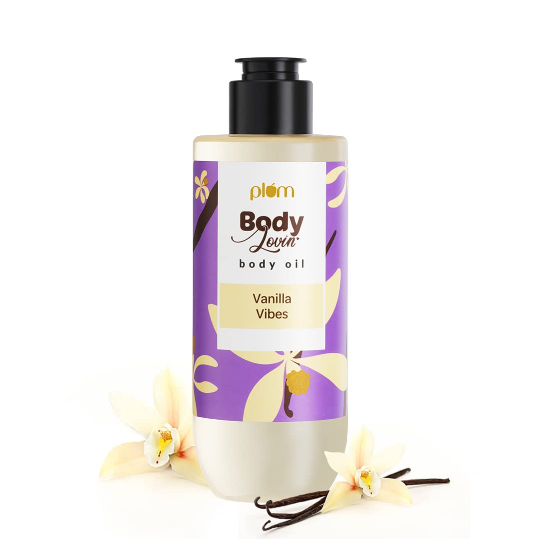 51epMlVmSQL._SL1080_ Plum BodyLovin' Vanilla Vibes Body Oil - 200 ML - Image 1