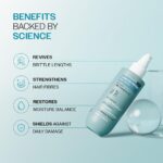 Bare Anatomy Damage Repair Hair Serum, Powered by Cera3x Technology Delivers 3x Hair Strengthening, Serum for Smoothing for Dry and Frizzy Hair, 100ml - Image 4