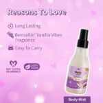Plum BodyLovin' Vanilla Vibes Bath & Body Gift Set | Wash | Mist | Oil - Image 3