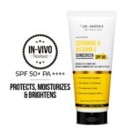 Dr Sheth's Ceramide & Vitamin C Sunscreen In-Vivo Tested SPF 50+ PA++++ - 80g - Image 12