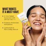 Dr Sheth's Ceramide & Vitamin C Sunscreen In-Vivo Tested SPF 50+ PA++++ - 80g - Image 7