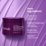Foxtale De-Tan Face Mask for Glowing Skin| Clay Mask with Lactic Acid for Tan Removal - Image 8
