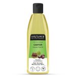 Soulflower Organic Castor Hair Oil 225ml | Cold-Pressed & Clinically Proven for Hair Growth