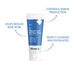 The Derma Co 1% Salicylic Acid Gel Face Wash with Salicylic Acid & Witch Hazel for Active Acne - 100 ml - Image 2