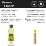 Soulflower Olive Hair & Skin Oil|225ml|Cold-Pressed Oil for Hair Growth - Image 5