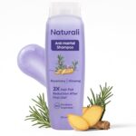 Naturali Anti Hairfall Shampoo | 3x Hair fall Control | With Rosemary, Biotin and Ginseng - 370ml