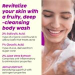 PLIX - THE PLANT FIX Jamun 2% Salicylic Acid Body Wash For Body Acne - 236 ML - Image 5