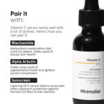 Minimalist 10% Advanced Vitamin C Serum for Glowing Skin - 30ml - Image 5