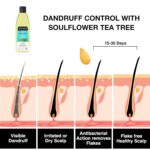 Soulflower Tea Tree Hair Oil | Hair Growth, Scalp Nourishment, Anti Dandruff 225 ML - Image 9