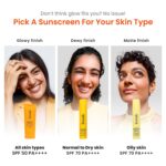 Foxtale SPF 70 Niacinamide Dewy Sunscreen with PA++++ For Dewy Sun Protection - Image 2