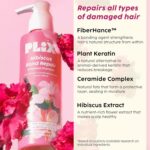 PLIX - THE PLANT FIX Hibiscus Bond Repair Advanced Shampoo For Damaged, Frizzy Hair - 200ml - Image 3