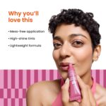 Foxtale SPF 30 Brightening Lip Balm for Dark Lips with Peptides & Vitamin C- Light Mauve Glaze 12gm - Image 5