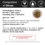 Soulflower Olive Hair & Skin Oil|225ml|Cold-Pressed Oil for Hair Growth - Image 3