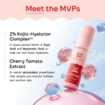 Aqualogica Detan+ Dewy Gel Sunscreen (Red / Cherry Tomato) - Image 4