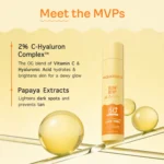 Aqualogica Glow+ Dewy Gel Sunscreen (Yellow / Papaya) - Image 8
