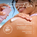 Aqualogica Illuminate+ Dewy Gel Sunscreen SPF 50+ PA++++ (Wild Berries) - 50g - Image 3