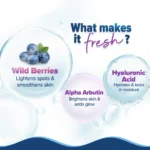 Aqualogica Illuminate + Hydra Gel Moisturizer with Wild Berries & Alpha Arbutin - 200 gm - Image 4