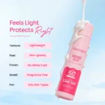 Aqualogica Radiance+ Dewy Sunscreen (Pink / Watermelon) - Image 3