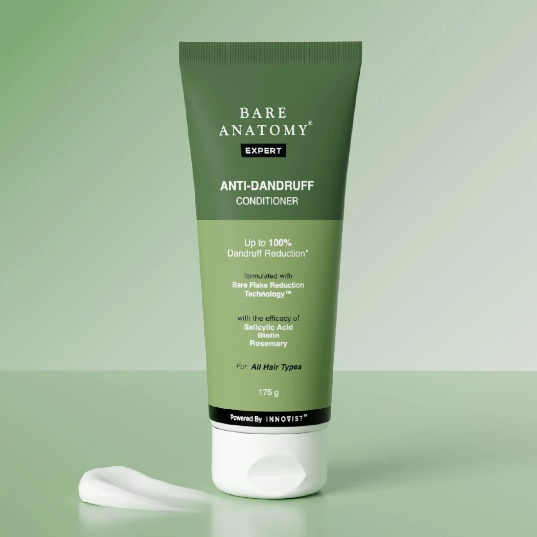 Bare Anatomy Anti-Dandruff Hair Conditioner with Salicylic Acid, Biotin & Rosemary - 1 Bare Anatomy Anti-Dandruff Hair Conditioner with Salicylic Acid, Biotin & Rosemary - Image 1