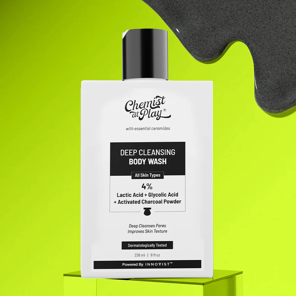 Card1_324901e0-b5f6-44cf-b476-9394b69d54b2 Chemist At Play Deep Cleansing Body Wash with Activated Charcoal, Lactic & Glycolic Acid - Image 1