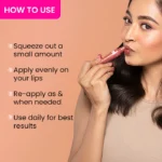 Dot & Key Ceramide + Peptide Lip Balm In-Vivo Tested SPF 50+ PA+++ (Warm Nude) - Image 5
