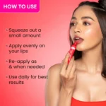 Dot & Key Ceramide + Peptide Lip Balm In-Vivo Tested SPF 50+ PA+++ (Red Romance) - Image 5