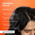 Plum Anti-Dandruff Shampoo with Volcanic Minerals & 0.5% Salicylic Acid (250ml) - Image 3