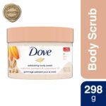 Dove Exfoliating Body Polish Scrub for Delicate & Sensitive Skin with Oatmeal & Calendula, Sulfate-Free, Floral Fragrance, 298g - Image 7