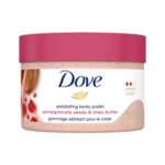Dove Body Polish Exfoliating Scrub, Moisturizing Shea Butter and Pomegranate Seeds | Sulphate Free - 298gm