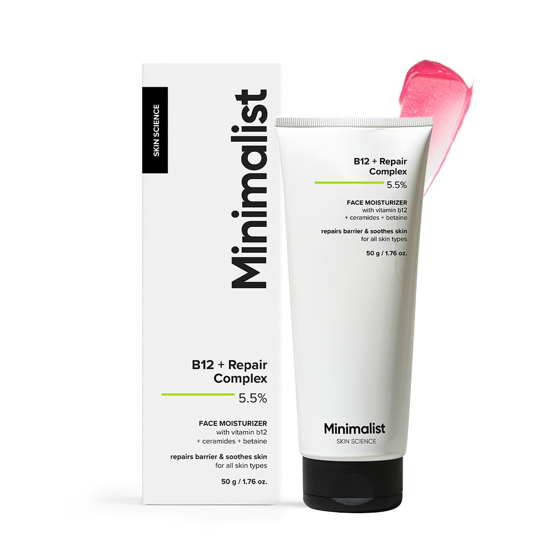 51+tHwqHwYL._SL1080_ Minimalist Barrier Repair Face Moisturizer with Vitamin B12 Complex 5.5% with Ceramides for All Skin Types - 50ml - Image 1