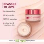 Plum Saffron & Kumkumadi Oil SPF 35 Daily Glow Bright Moisturizing Cream - 50g - Image 2