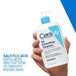 CeraVe SA Smoothing Cleanser For Dry, Rough, Bumpy and Acne-Prone Skin - 236ml - Image 5