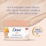 Dove Exfoliating Body Polish Scrub for Delicate & Sensitive Skin with Oatmeal & Calendula, Sulfate-Free, Floral Fragrance, 298g - Image 8