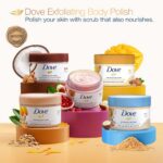 Dove Exfoliating Body Polish| Body Scrub |Deeply Nourishing Crushed Macadamia and Rice Milk | Sulphate Free|298gm - Image 5