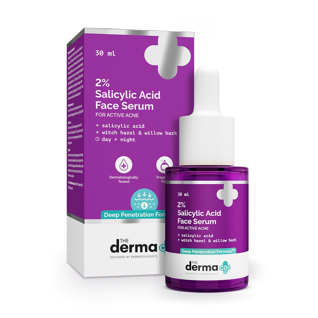 61d22zfqoDL._SL1080_ The Derma Co 2% Salicylic Acid Face Serum - 30 ML - Image 1