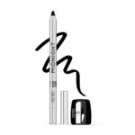 RENEE Midnight Kohl Kajal Pencil | Waterproof, Smudgeproof With Sharpener | 24 Hours Long Stay