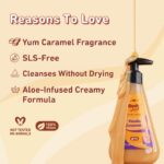 Plum BodyLovin' Vanilla Caramello Body Wash | SLS-Free Creamy Shower Gel For Women - 240ml - Image 4
