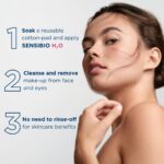 Bioderma Sensibio H2O Daily Soothing Cleanser, Make up Pollution & Impurities Remover Face Eyes Sensitive skin - 100ml - Image 8