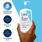 CeraVe SA Smoothing Cleanser For Dry, Rough, Bumpy and Acne-Prone Skin - 236ml - Image 3