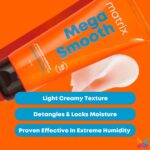 Matrix Mega Smooth Conditioner with Shea Butter and Ceramides for Frizzy Hair - 100 ml - Image 2