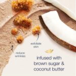 Dove Exfoliating Body Polish Scrub For Dry Skin With Brown Sugar & Coconut Butter,No Sulfate, Coconut Scent - 298g - Image 7