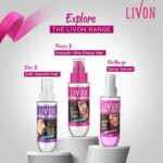Livon Hair Serum, For Dry & Frizzy Hair | Provides shine , smoothness & damage protection - 100ml - Image 8