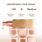 Kay Beauty Soft Matte Full Coverage Foundation - 145N Medium - Image 3