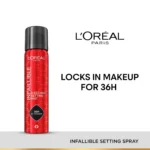 L’Oréal Paris Infallible 3-Second Transfer-Proof Setting Mist - 75ml - Image 2