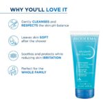 Bioderma Atoderm Gel Douche Ultra Gentle | Soap-Free Daily Use Shower Gel with Niacinamide for 24H Hydration & Glycerin| Boosts Hyaluronic Acid & Ceramides | Normal to Dry Skin (100 ml) - Image 3