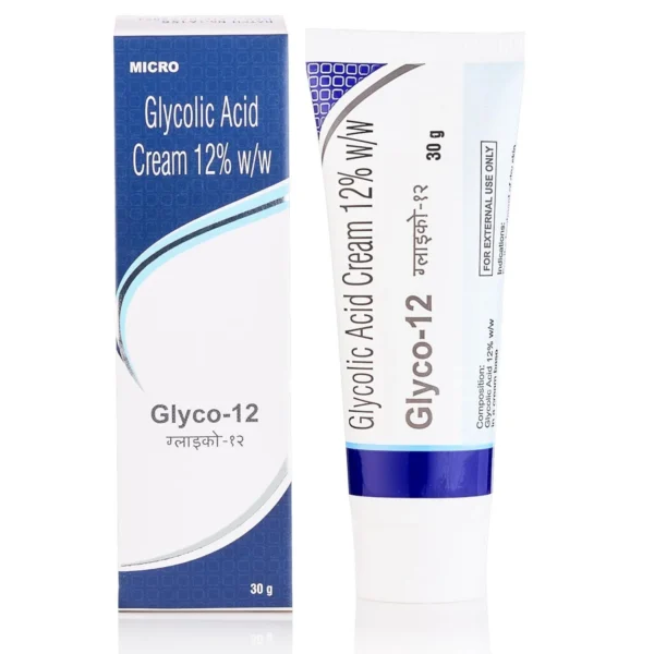 Glyco-12 Glycolic Acid Cream 12% w/w - 30gm