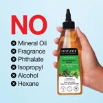 Soulflower Rosemary Mint Light Hair Oil | Hair Growth, Hair Fall Control, Dandruff & Split Ends | With Amla, Argan, Castor | Cooling Scalp Oil for Men & Women | 100% Natural & Organic | 225ml - Image 5