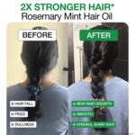 Soulflower Rosemary Mint Light Hair Oil | Hair Growth, Hair Fall Control, Dandruff & Split Ends | With Amla, Argan, Castor | Cooling Scalp Oil for Men & Women | 100% Natural & Organic | 225ml - Image 6